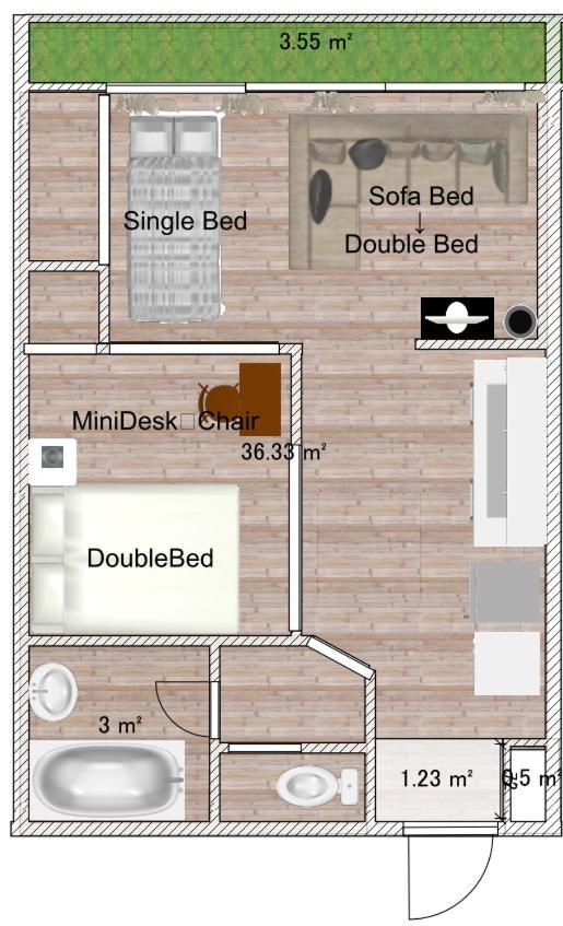 板橋 Rcアネックス Rc201 Apartment Tokyo Ngoại thất bức ảnh